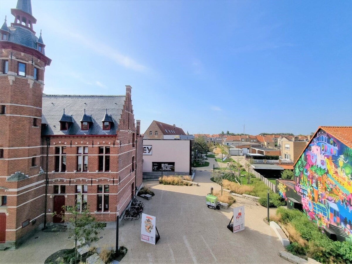 Zeer goed gelegen, gezellig appartement met grote terrassen te Heist 