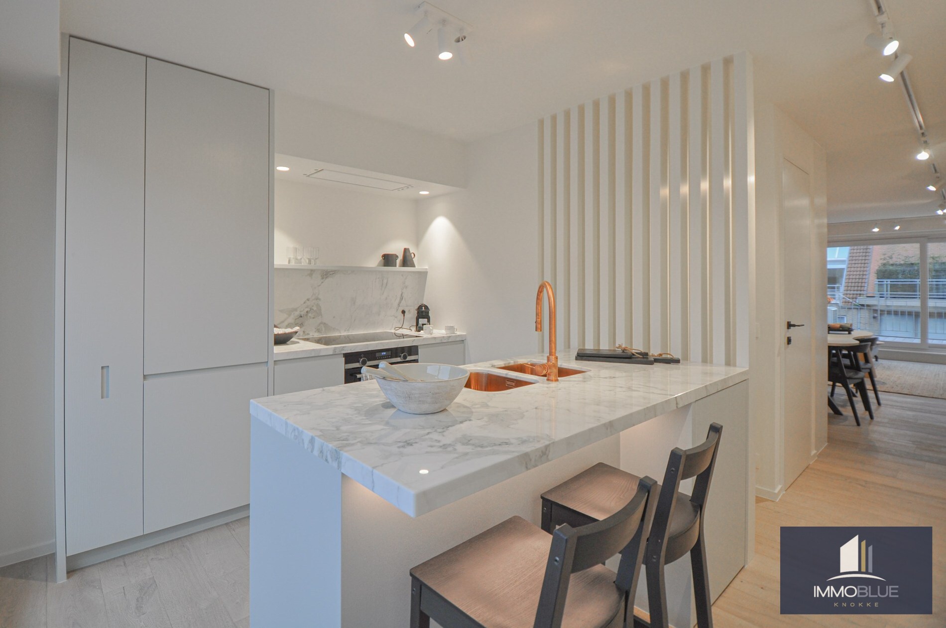 Appartement entièrement rénové avec deux grandes terrasses. 