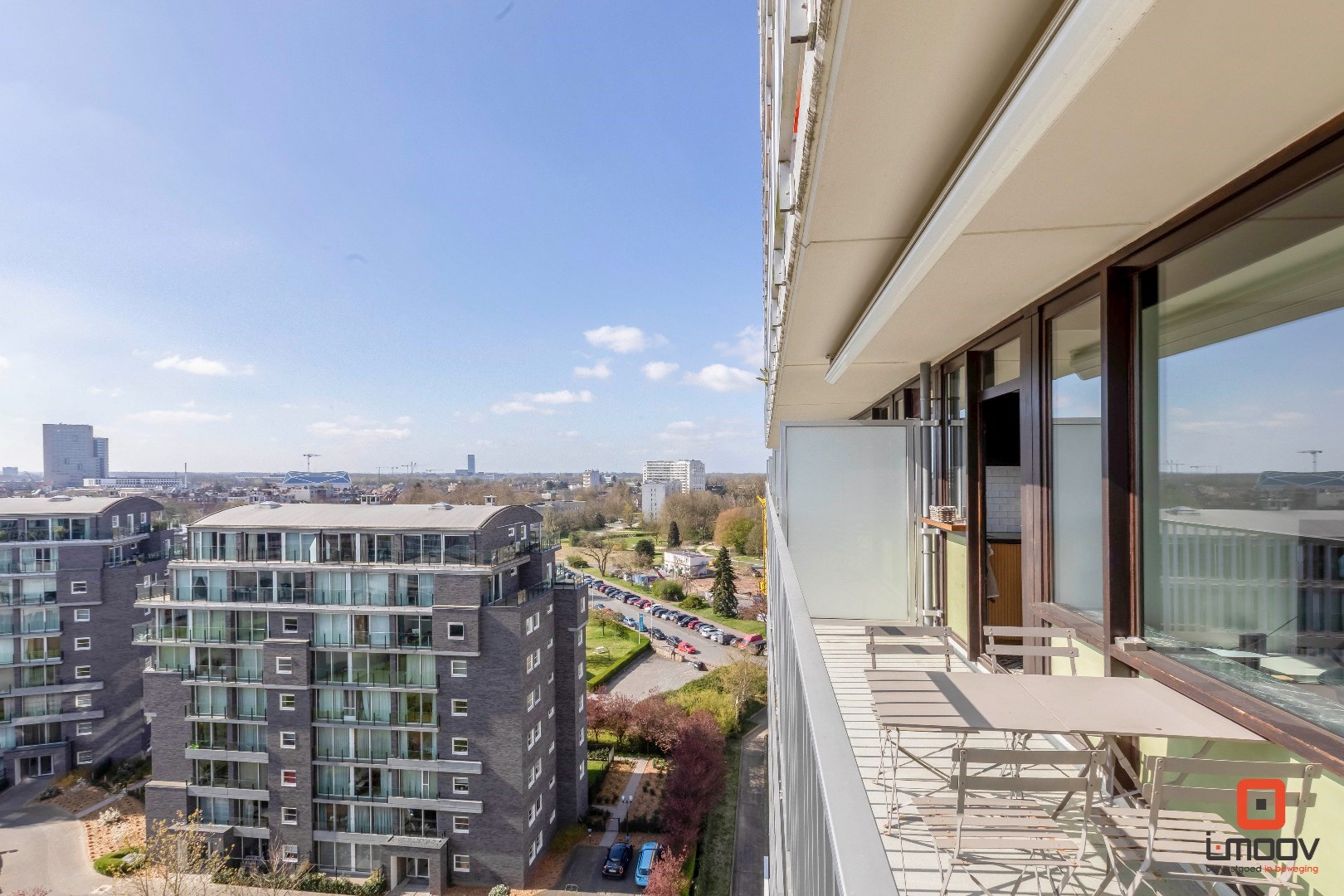 Prachtig, instapklaar 2 slaapkamer appartement met een open en wijds zicht op de stad 