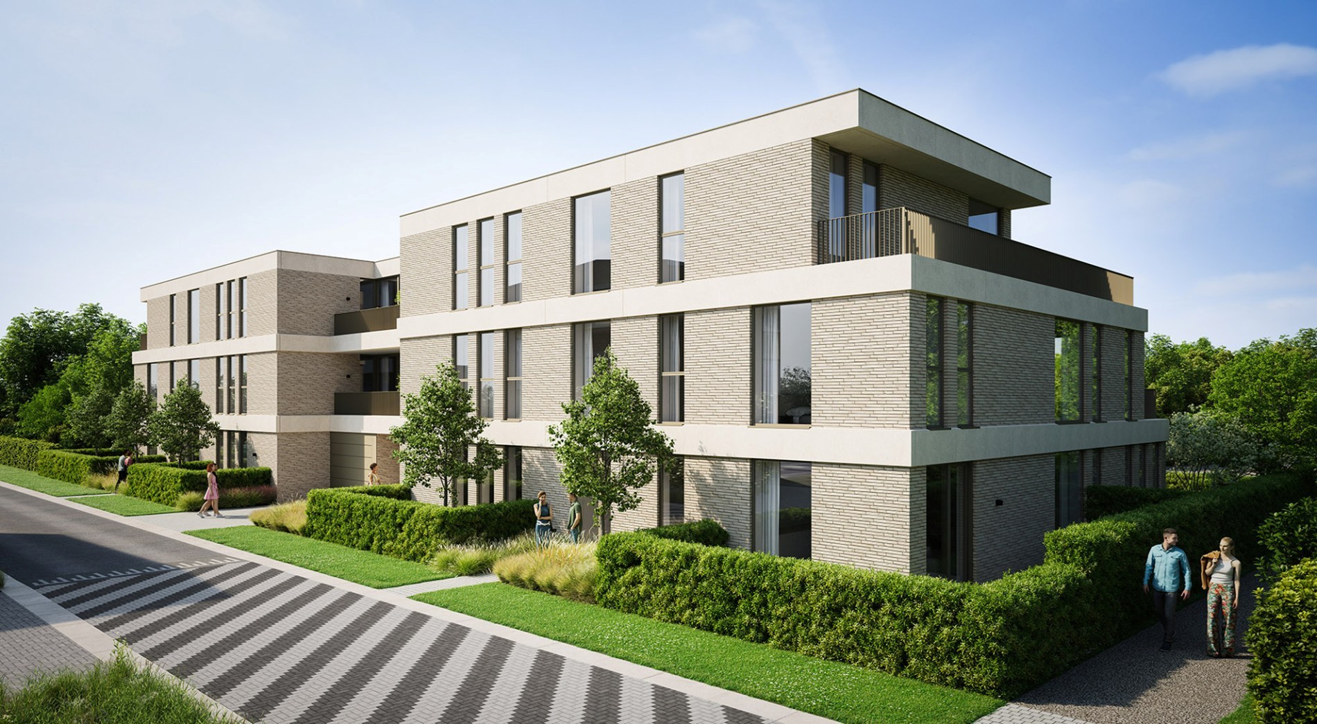 Nieuwbouw 1-slaapkamer appartement in centrum Geel 