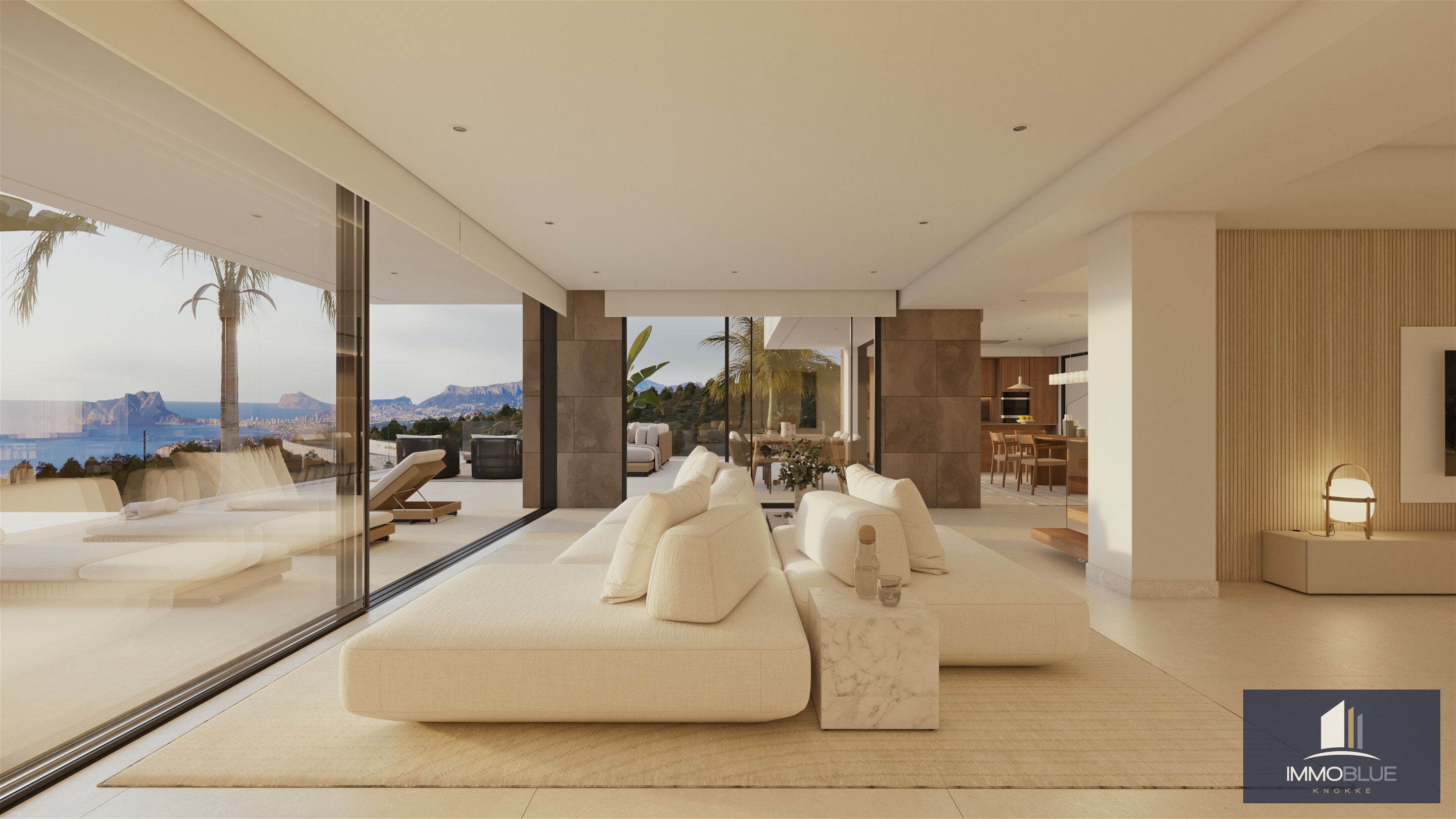Villa design exclusive avec vue panoramique sur la mer 