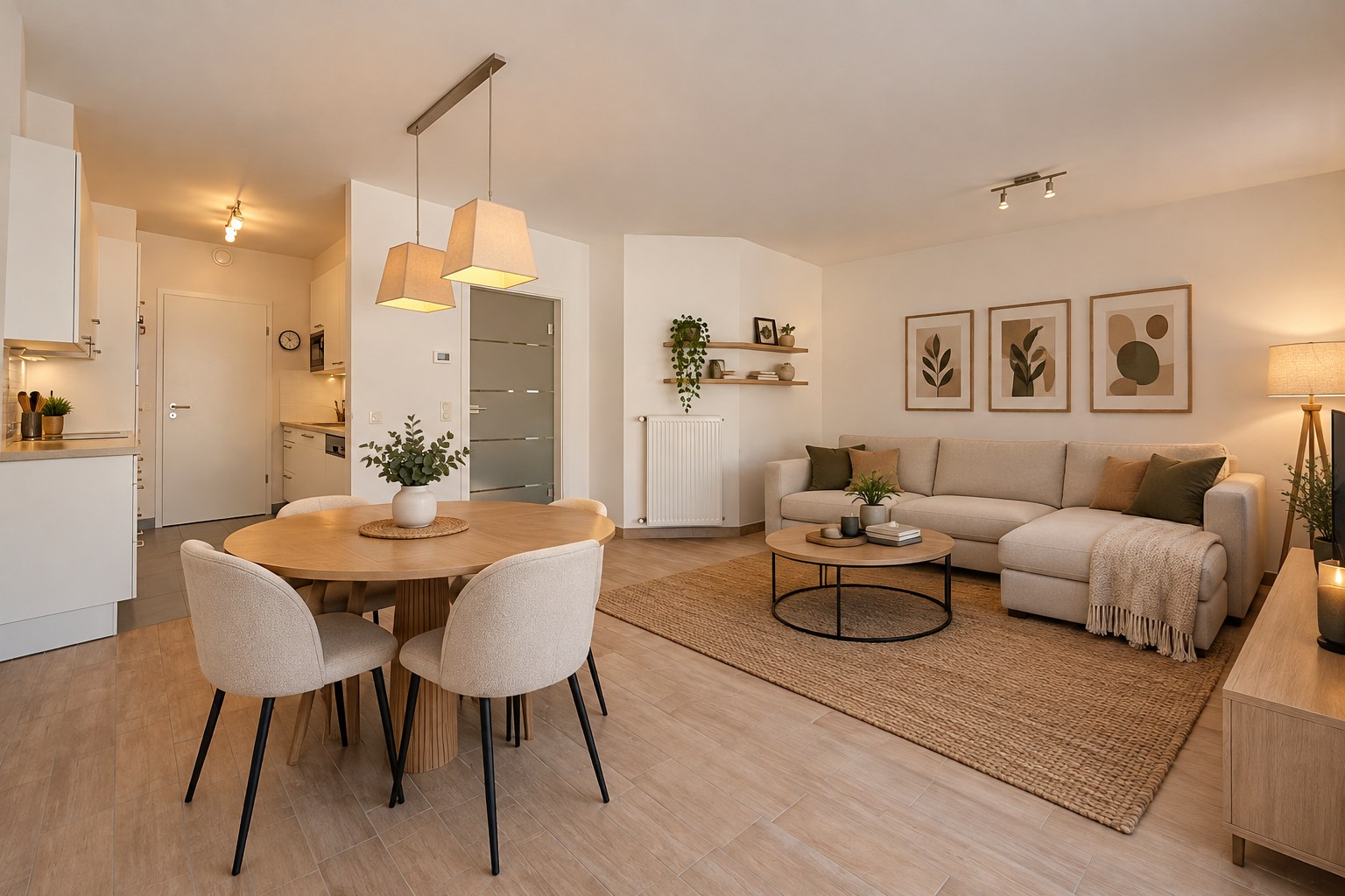Instapklaar  2-slaapkamerappartement op een centrale ligging te Bayauxlaan in Knokke. 