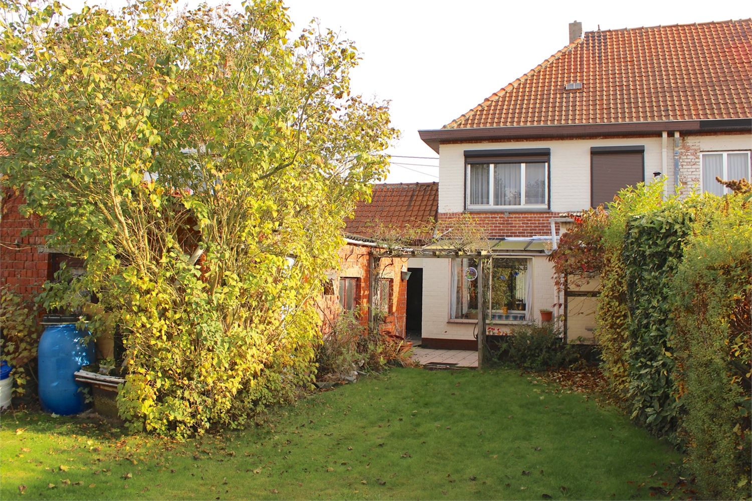 Half open bebouwing te Hamme 