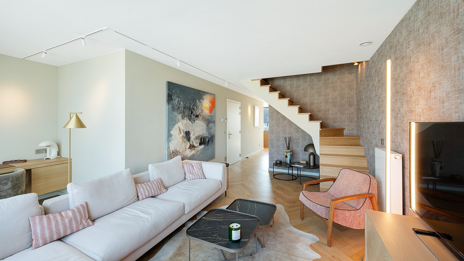 itzonderlijk duplex penthouse van 125 m² in residentie William, een recent en stijlvol gebouw (2020), perfect gelegen in het centrum van Knokke 