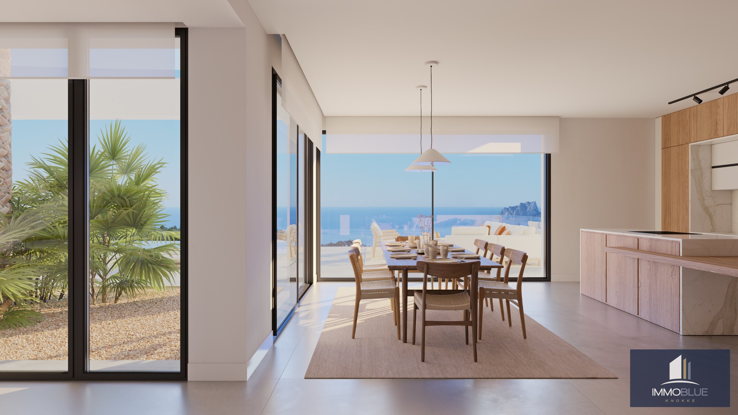 Designvilla in Benissa met infinity pool. 