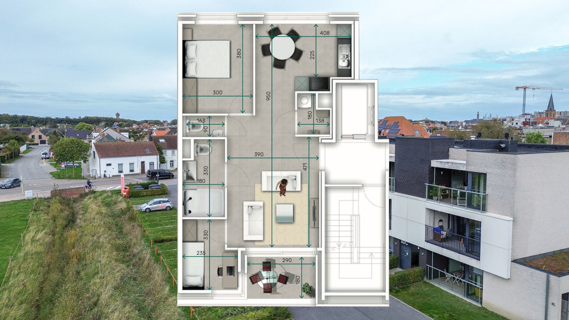 Recente assistentenwoning (2016) te koop in Wenduine - De Haan 