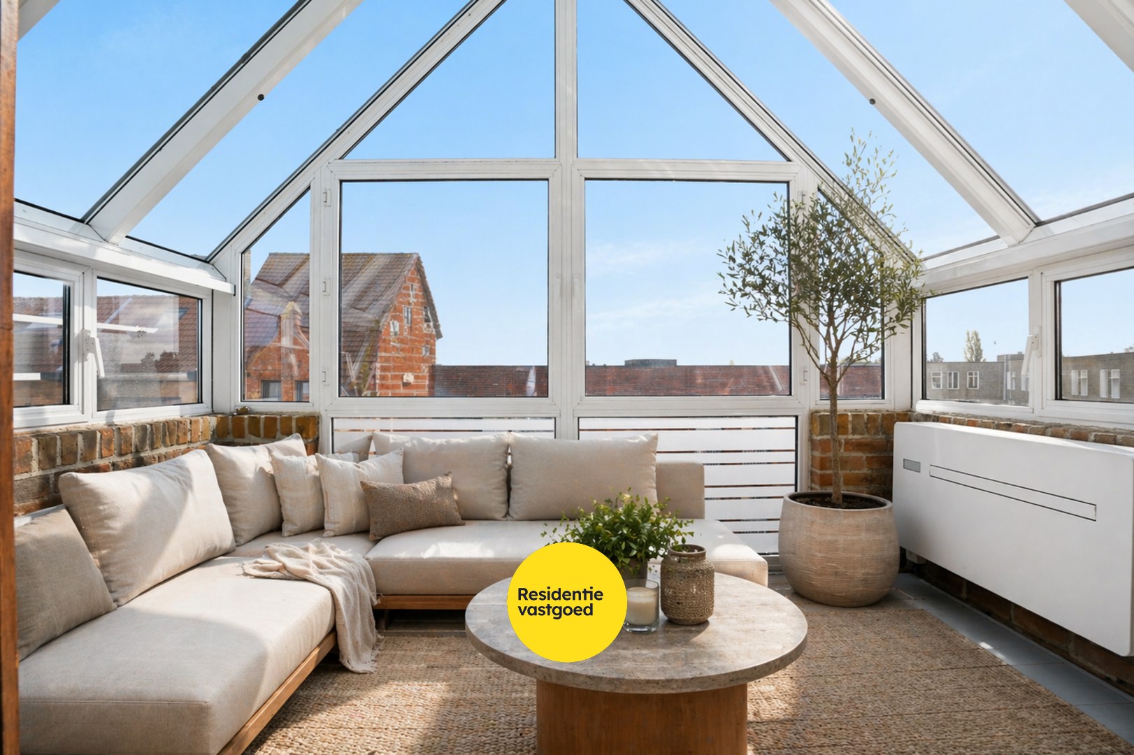 Gezellig appartement (65 m²) met overdekt terras + grote zolder nabij de Markt 