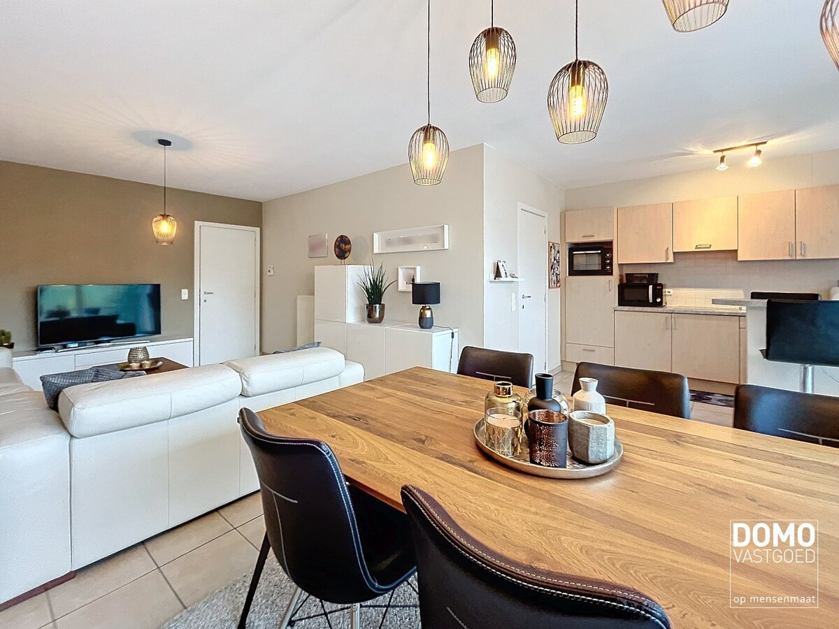 Energiezuinig appartement met 2 slaapkamers en ondergrondse autostandplaats te Hasselt 