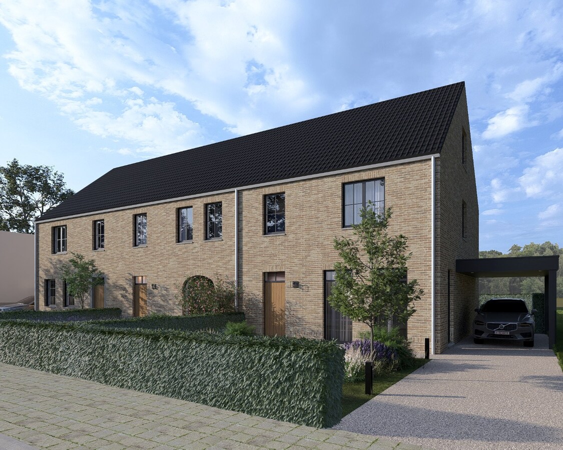 Landelijk project van 3 nieuwbouwwoningen op een rustige locatie te Bree! 