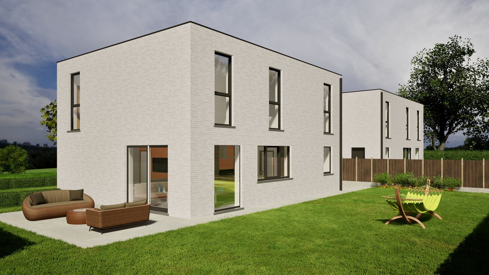 Nieuwbouwwoning op 416 m² – volledig naar eigen smaak af te werken 