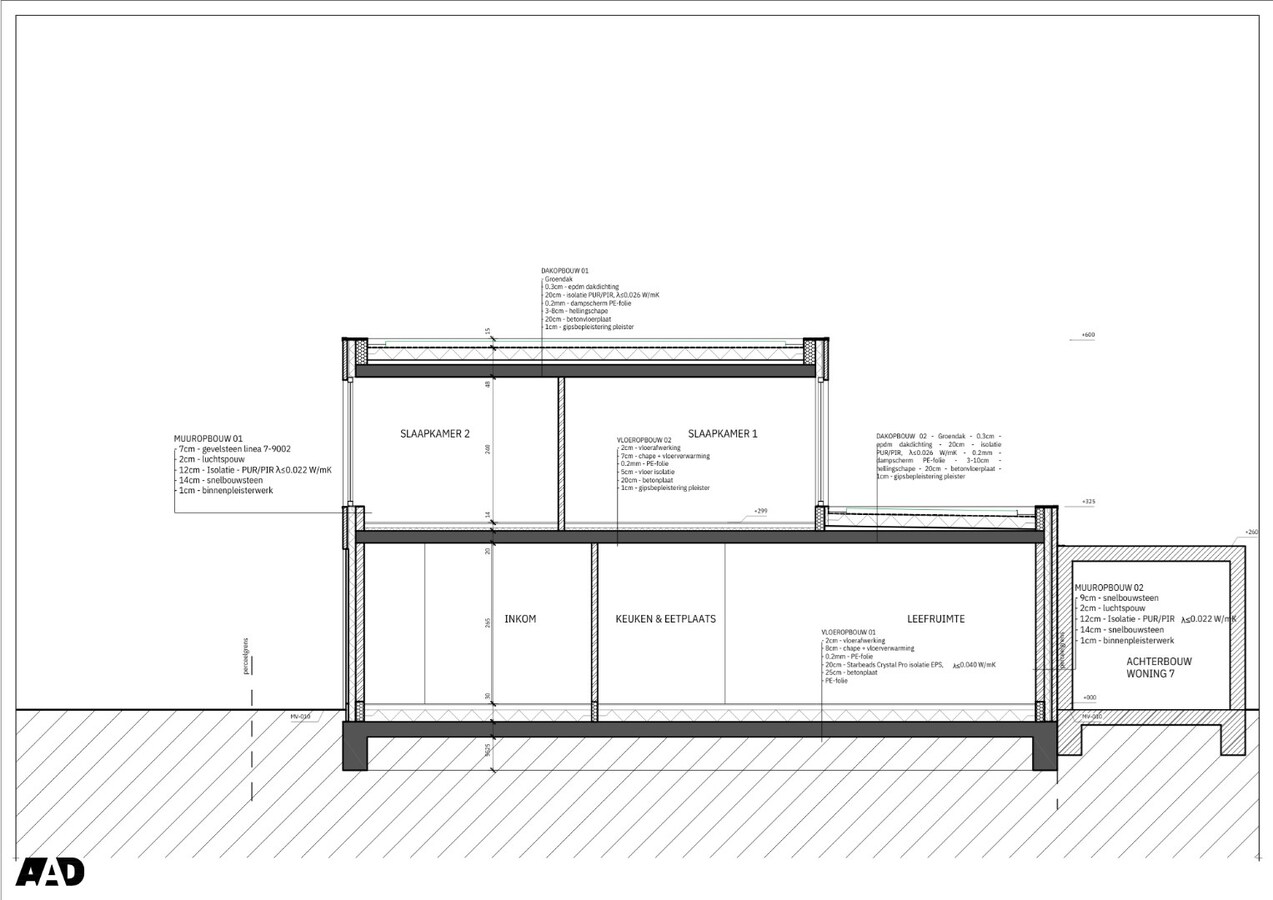 Bouwgrond voor HOB in residentiële woonwijk 