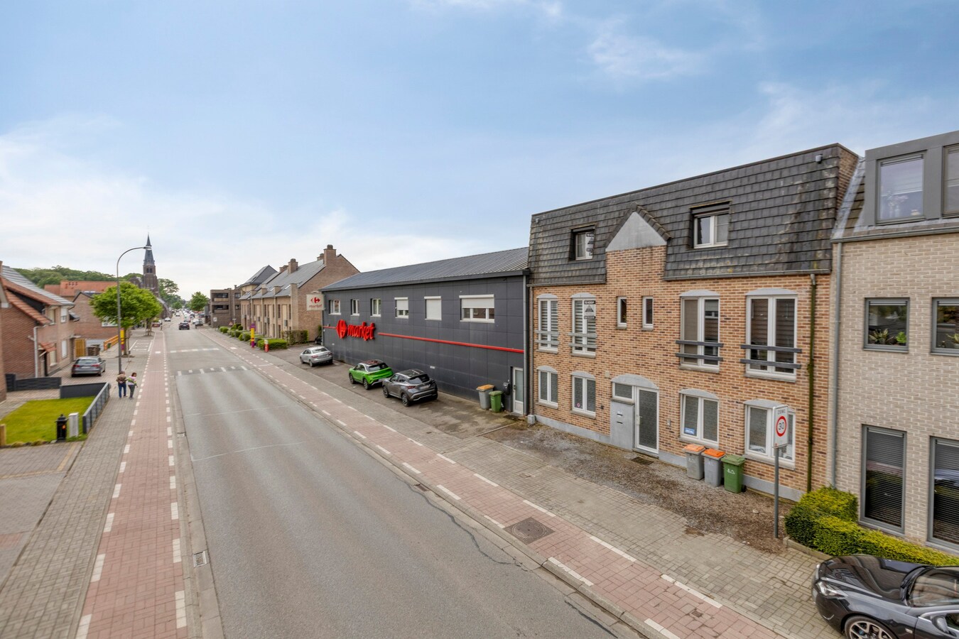 In centrum gelegen appartement met 2 slpks. en terras 