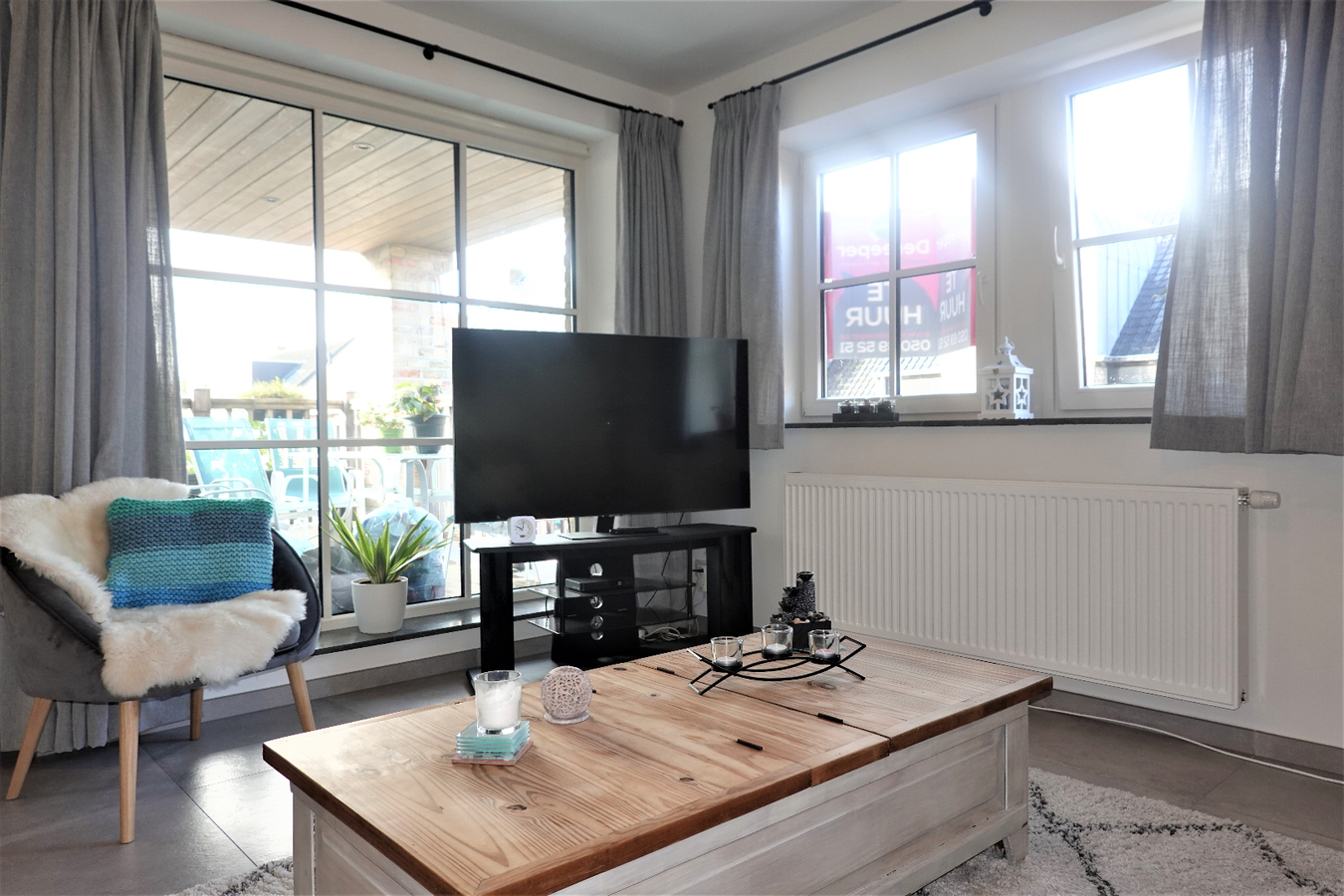 Prachtig appartement met 2 slaapkamers en garage 