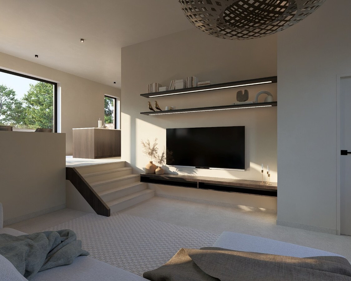 Hoogwaardig afgewerkte halfvrijstaande nieuwbouwwoning op een perceel van 8a42ca te As! 