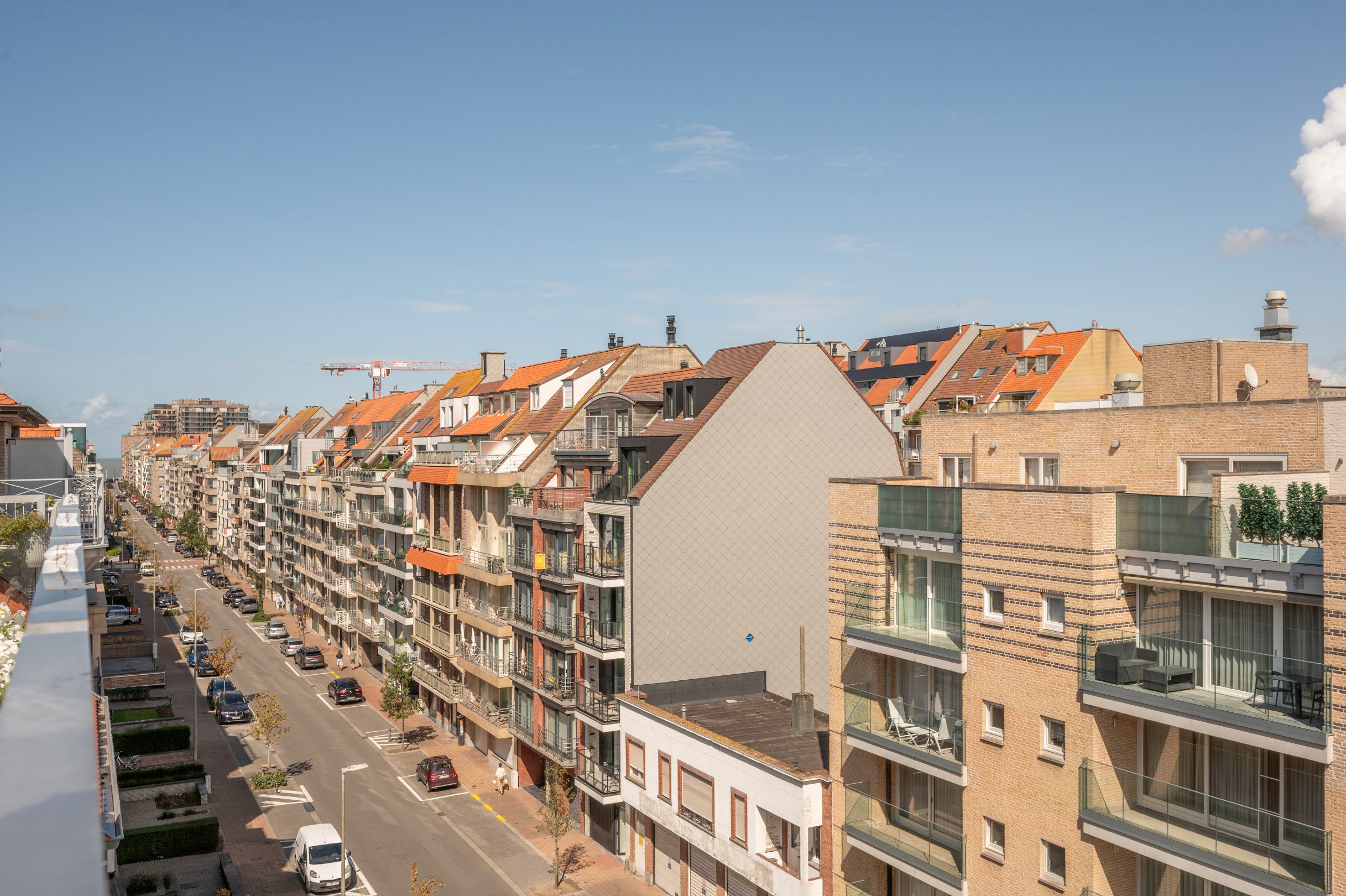 Duplex appartement te koop in Knokke met groot zonnig terras 