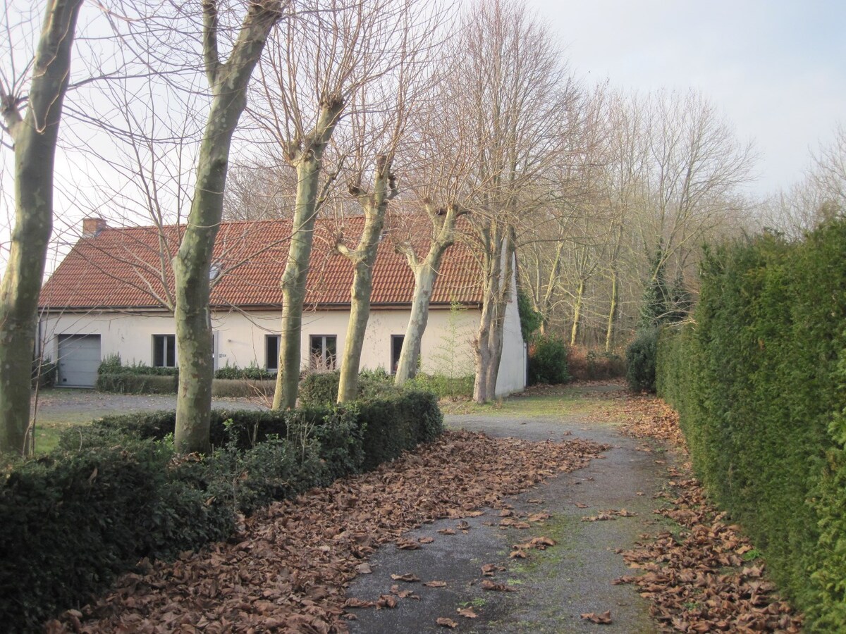 Ruim, landelijk wonen in t groene Melsen. 