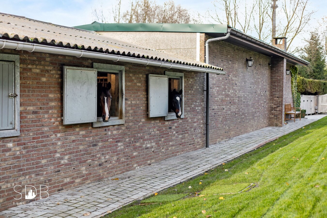 Landelijke villa met zwembad, paardenfaciliteiten en piste op circa 2 HA 
