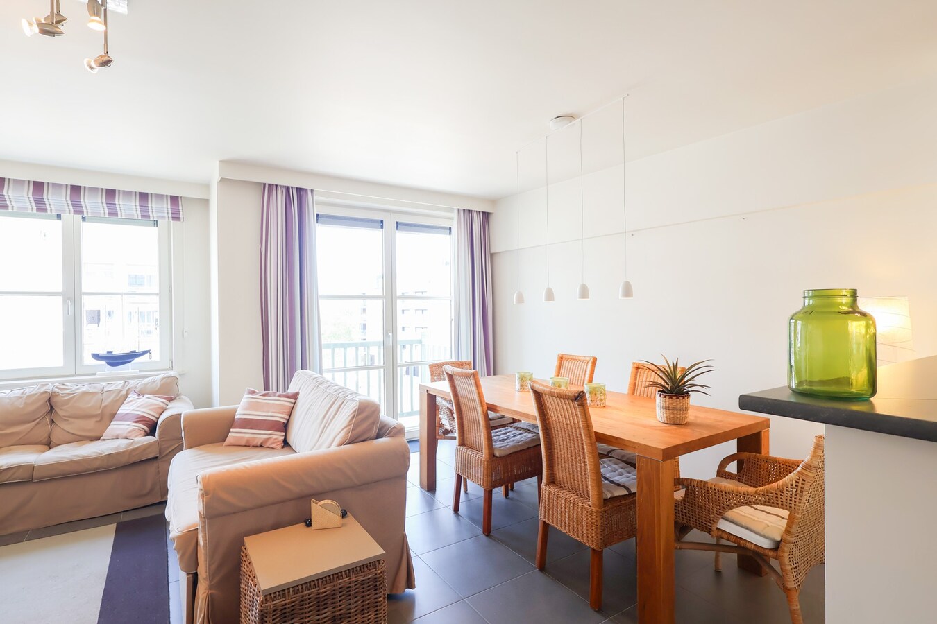 App. avec 2 chambres 