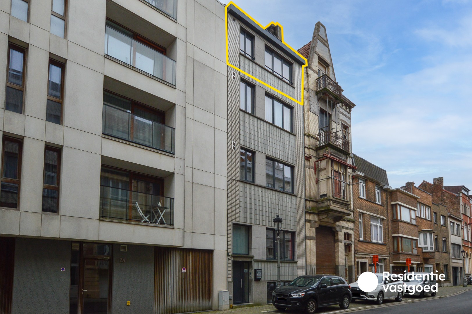 Dakappartement te huur in Oostende op de 3de verdieping 