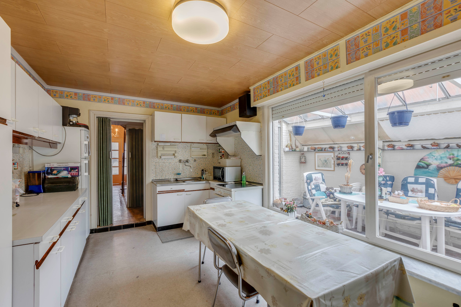 Buitenkans: rijwoning met tuin te Serskamp 