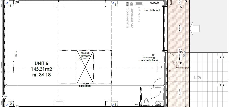 Loods te koop – 145 m² met 2 parkeerplaatsen inbegrepen op de industriezone te Ichtegem 