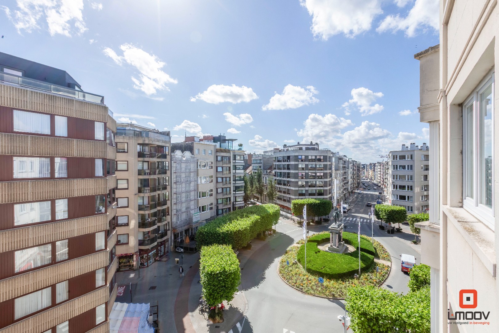Luxueus tweeslaapkamer appartement met twee terrassen in hartje Oostende 