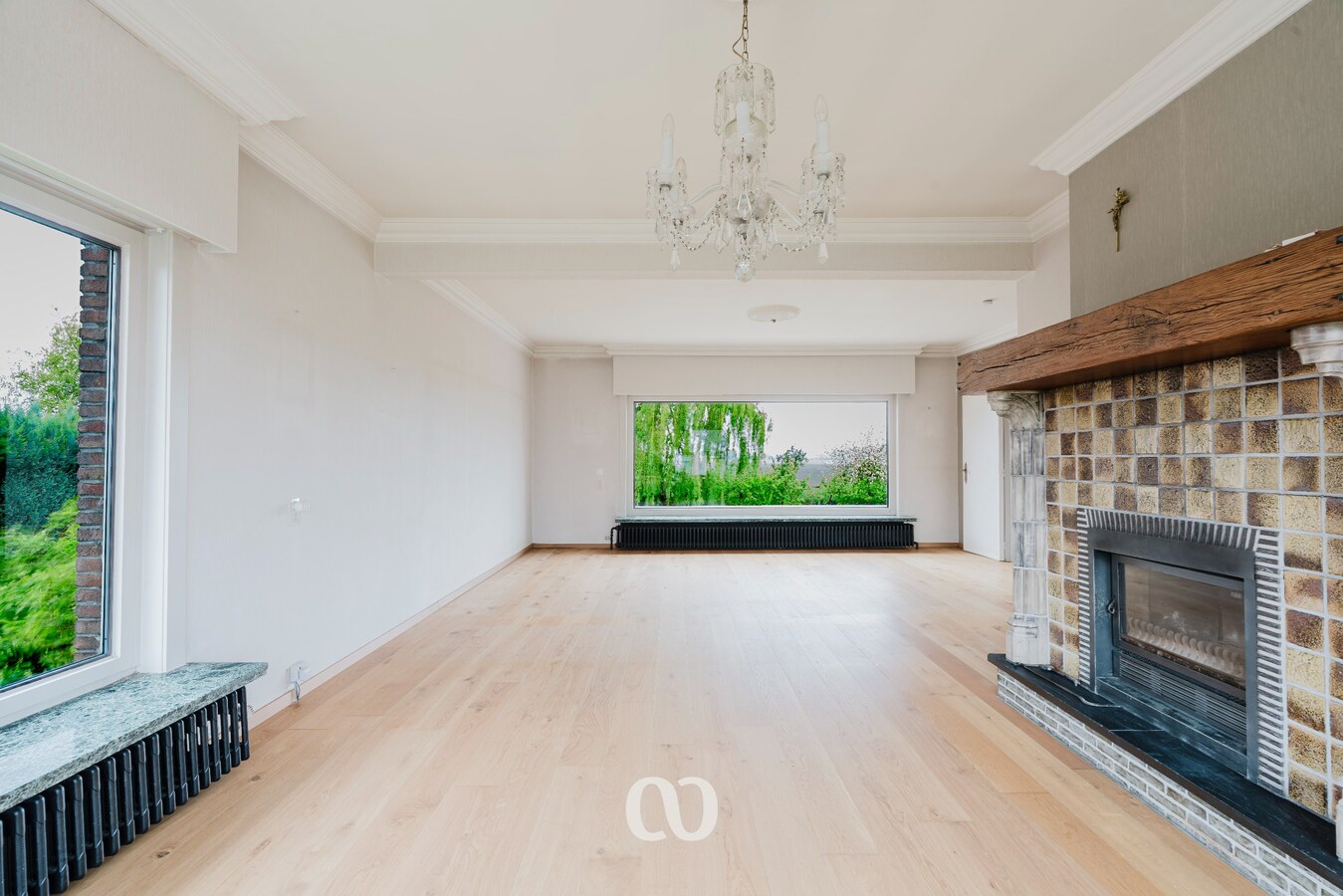 Bungalow met prachtig uitzicht en volledige onderkeldering in Heurne 