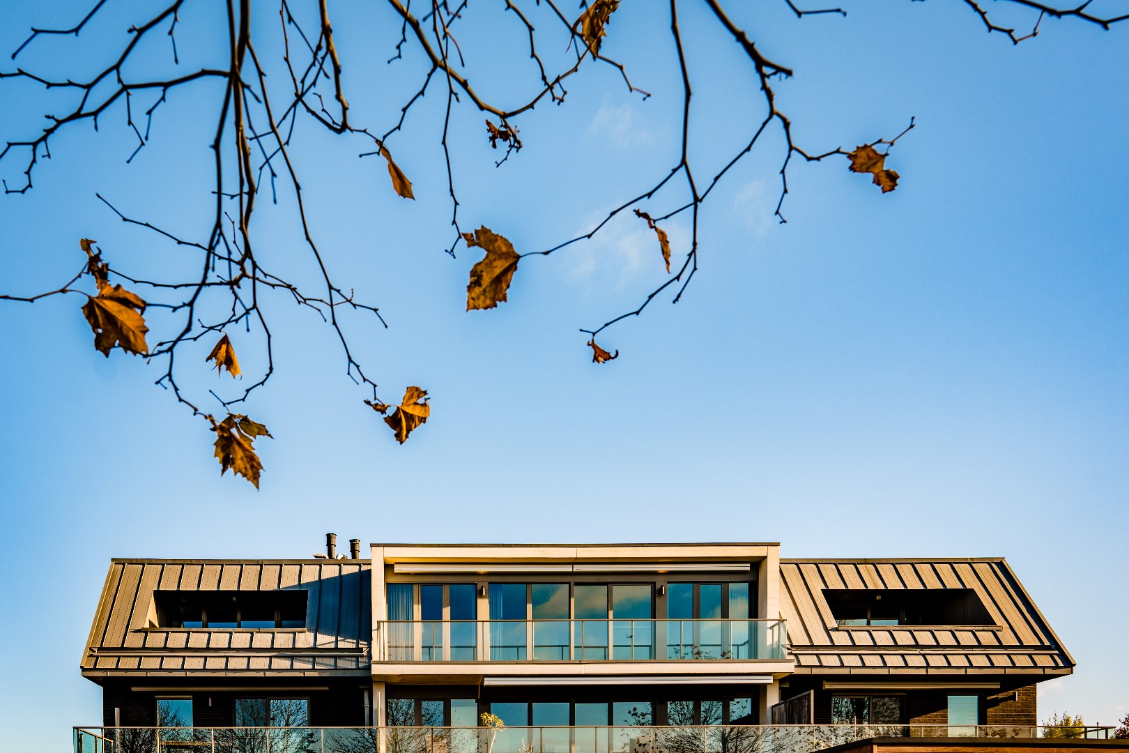 Exclusieve penthouse 151m² landelijk gelegen te Lembeke 