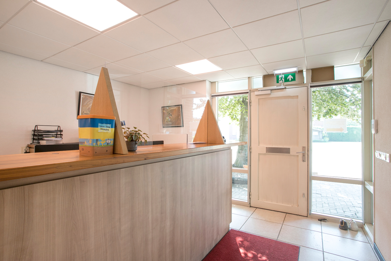 Deze vrijstaande woning met bedrijfsgebouwen staan aan de rand van Reusel tegen het bedrijventerrein. 