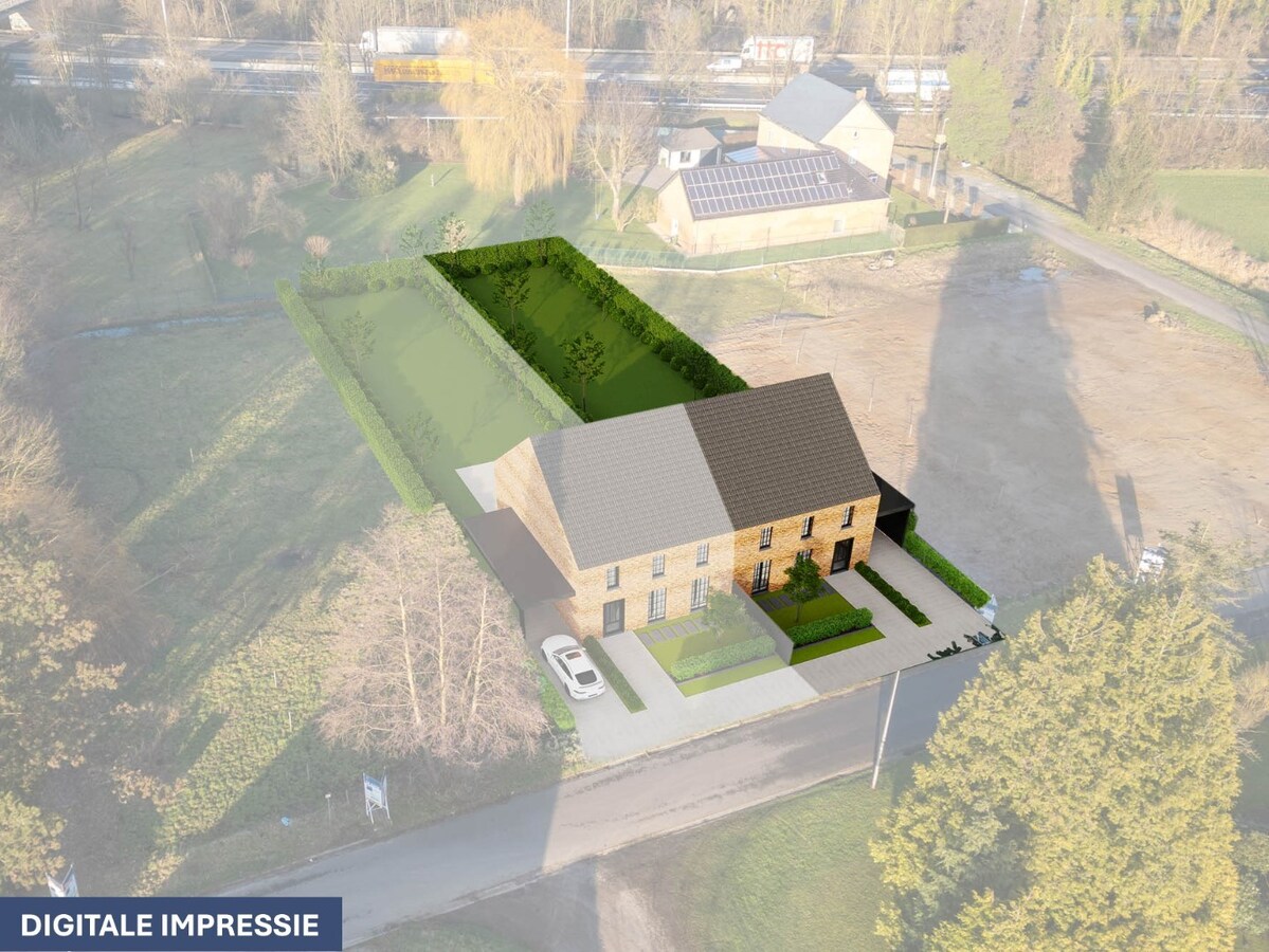 Ruime bouwgrond voor een half open bebouwing, gelegen op een perceel van 7a30ca. 