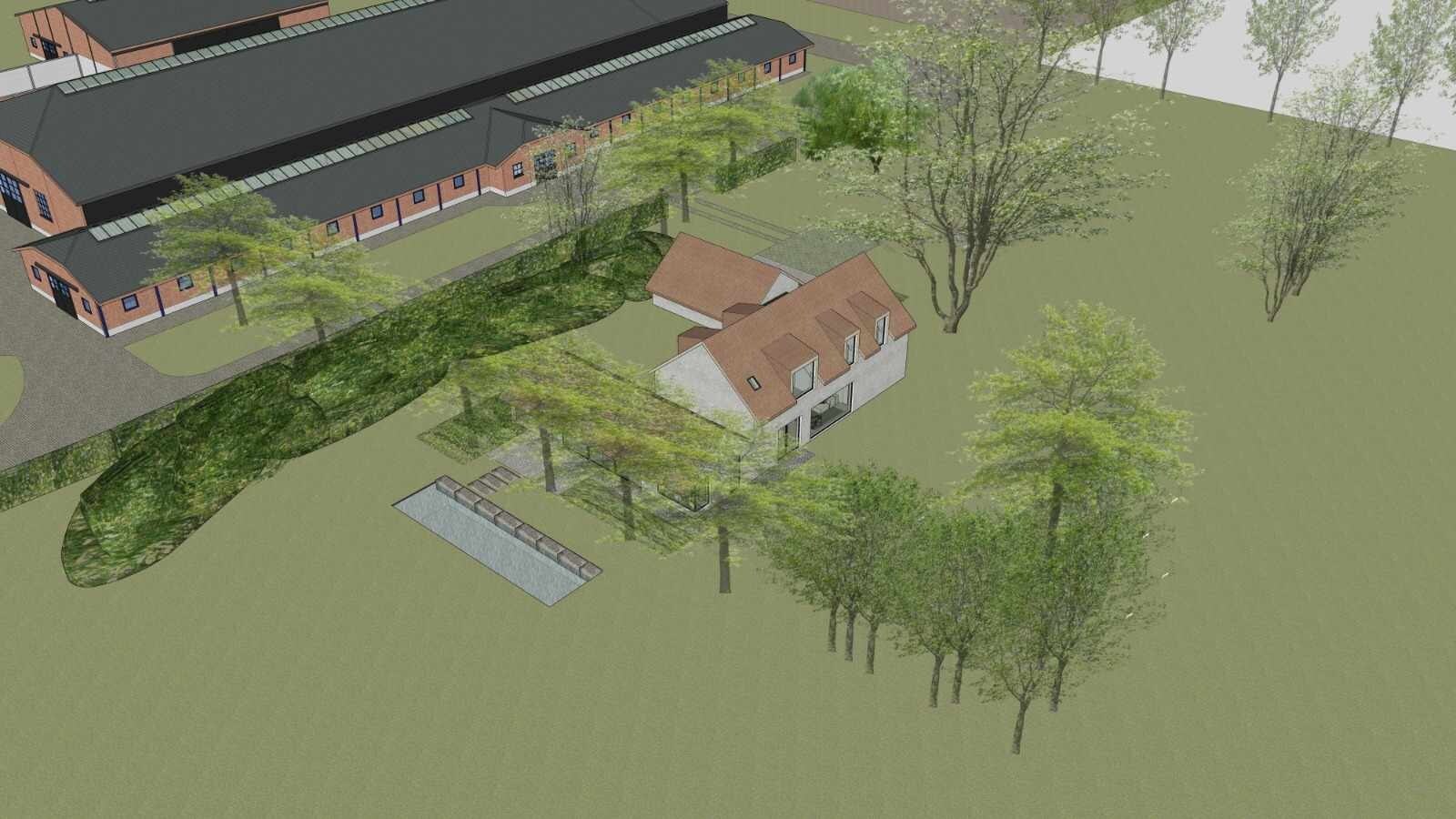 Exclusive professional equestrian accommodation (new construction) with villa on approximately 9 hectares in Neerpelt. 