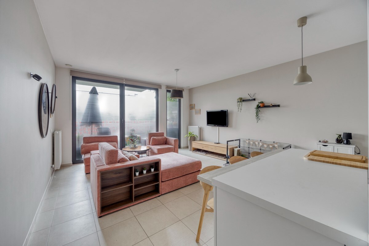 Modern appartement met terras in Evere - label B+ 