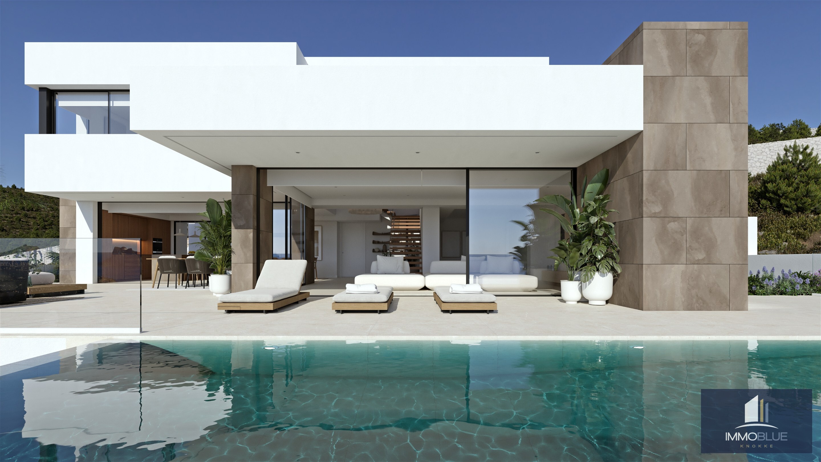 Villa design exclusive avec vue panoramique sur la mer 