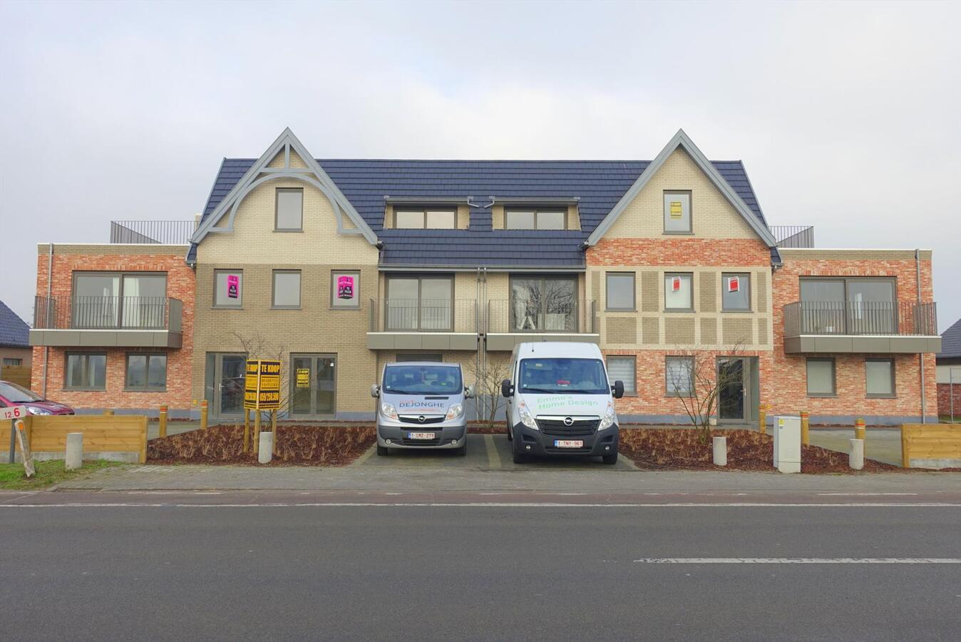 Nieuwbouwappartement met garagebox 