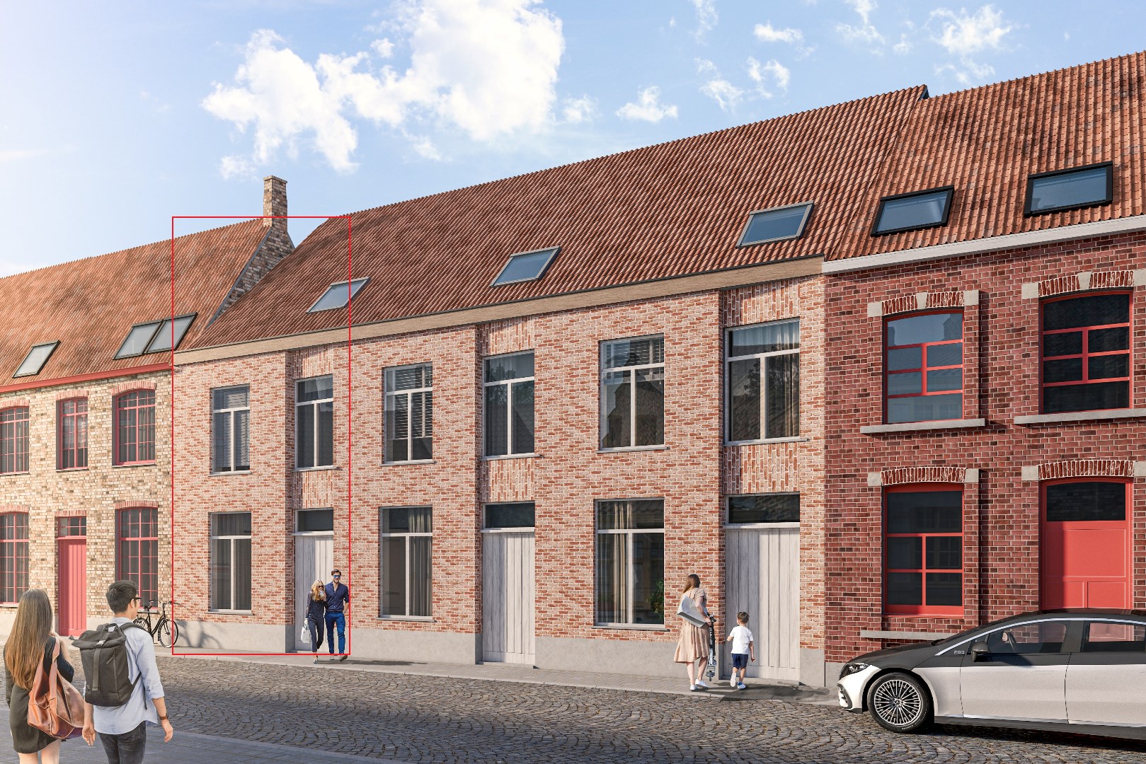 Centraal gelegen nieuwbouw woning centrum Brugge - VKB458 