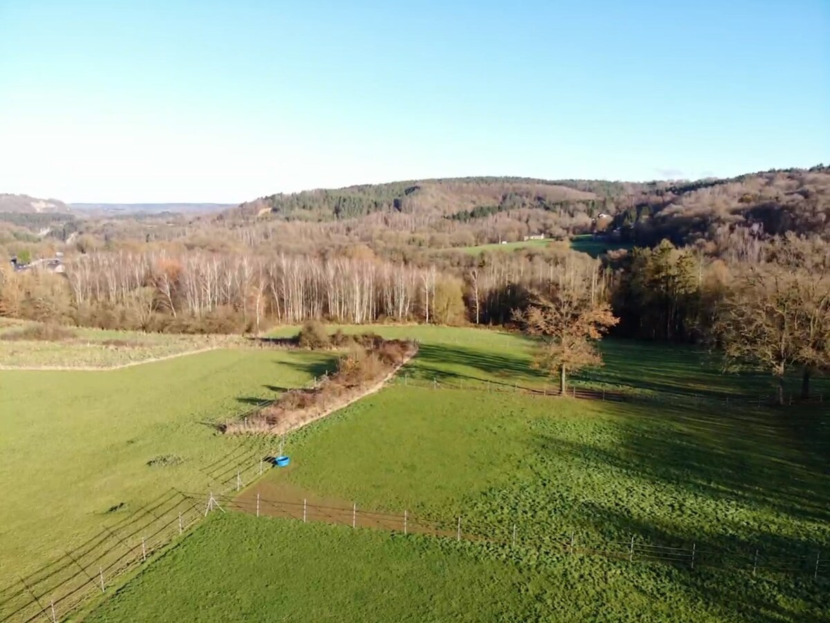 Paardeneigendom met villa, luxe en comfort in Harzé/Aywaille op ca.8,5ha 