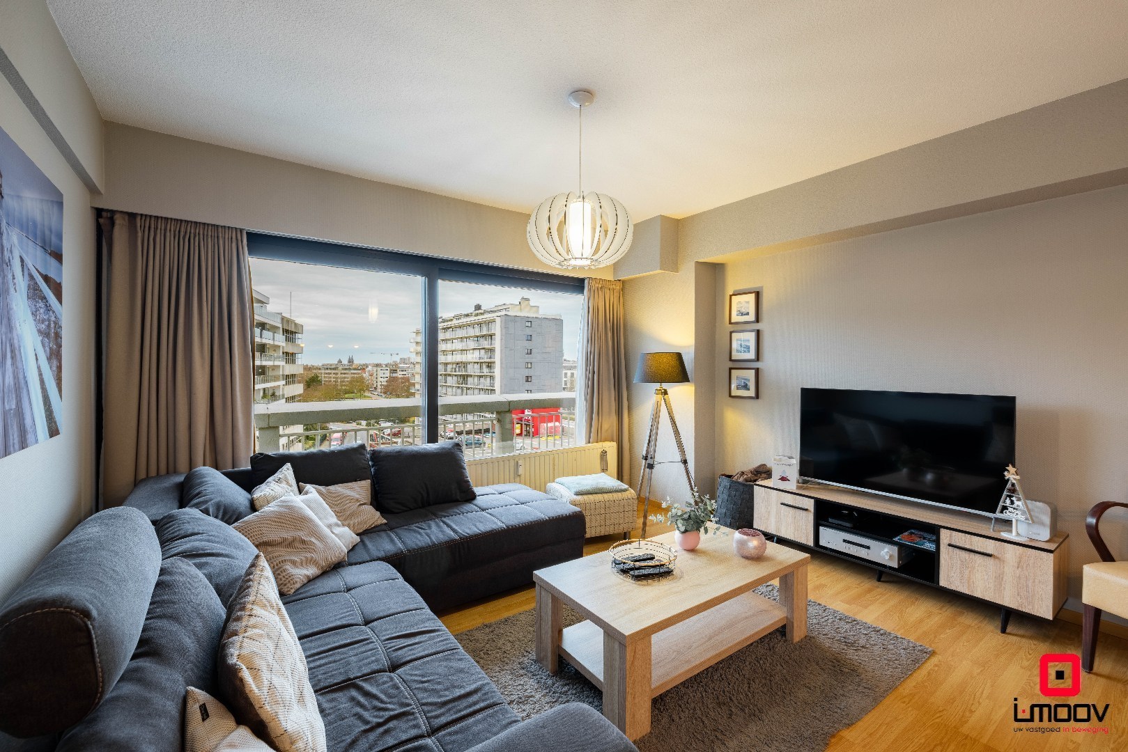 Ruim, lichtrijk hoekappartement met uniek havenzicht, topligging in hartje Oostende 