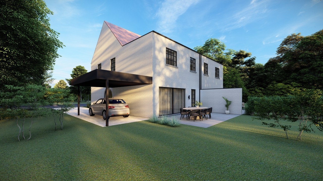 Ruime nieuwbouwwoning met 3-4 slpk. op een rustige ligging in Balen-Hulsen 