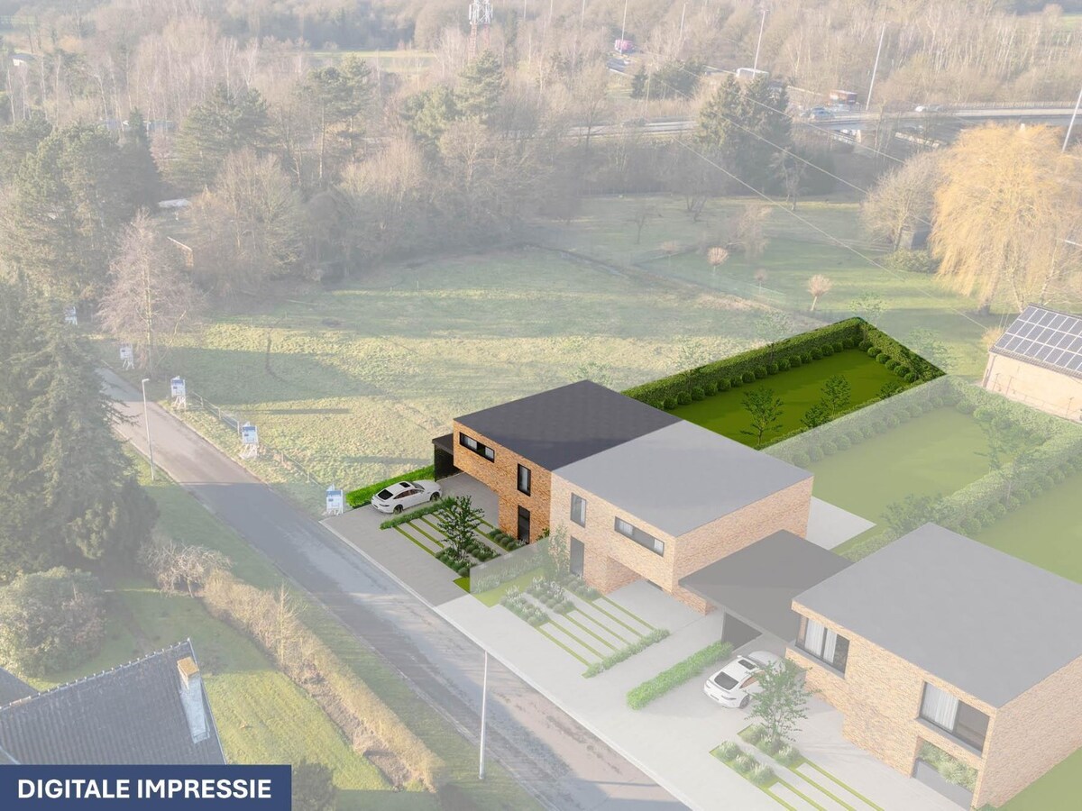 Ruime bouwgrond voor een half open bebouwing, gelegen op een perceel van 7a85ca. 