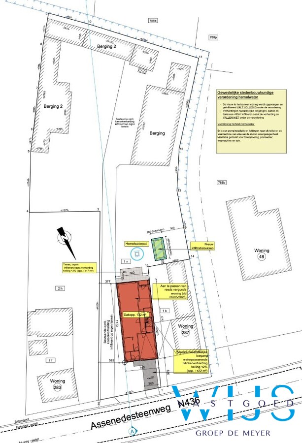 Perceel van 1.771 m² met woning op plan + bijgebouwen ! 