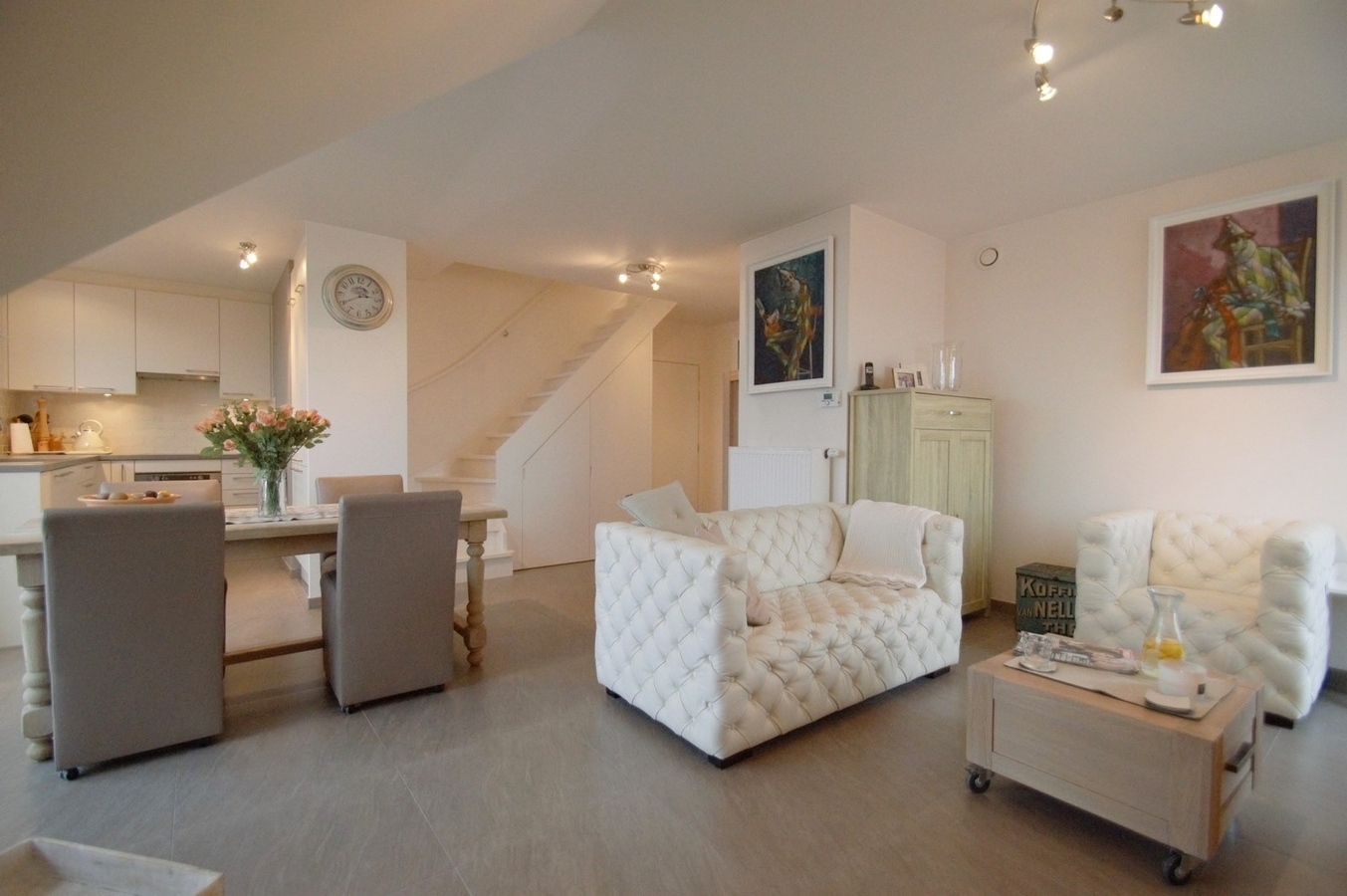 Fraai duplexappartement met 3 slpk. en 2 badk. in een zeer gegeerde residentie - Heist 