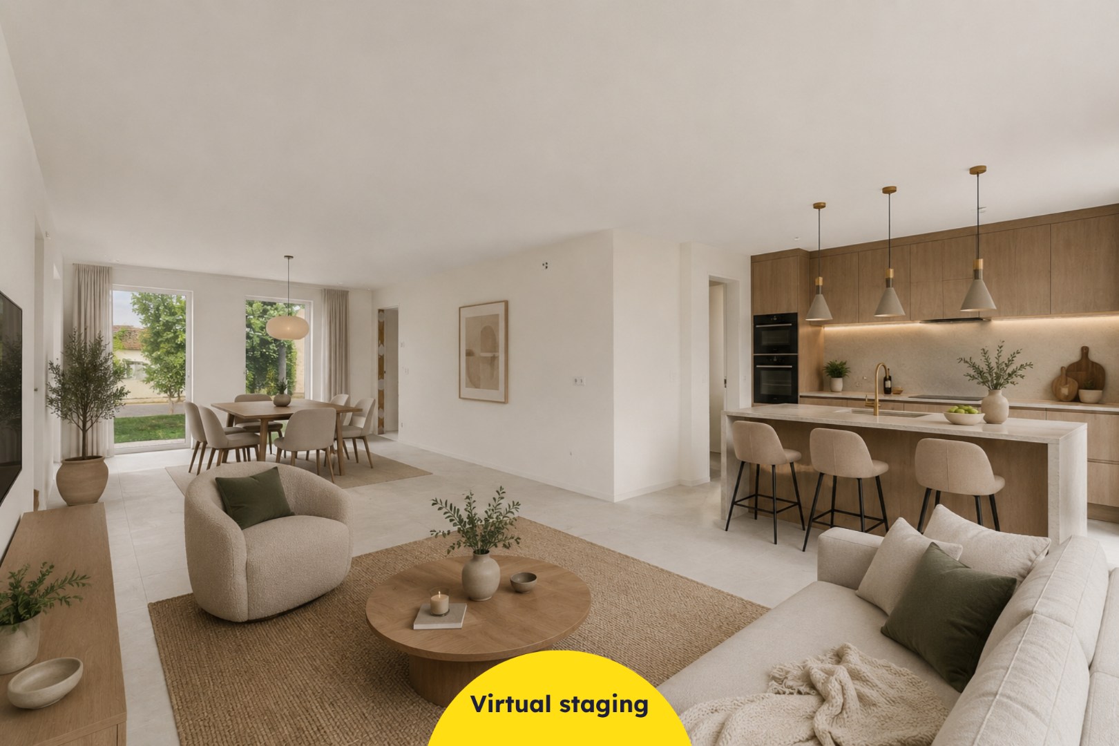 Gezinswoning met drie slaapkamers op goeie locatie 