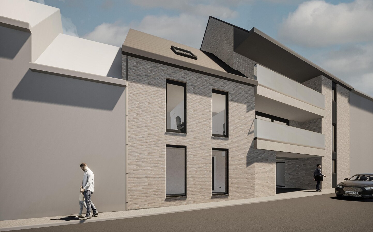 Vergund project - 2 luxe app. dorspkern S-L-Esse 