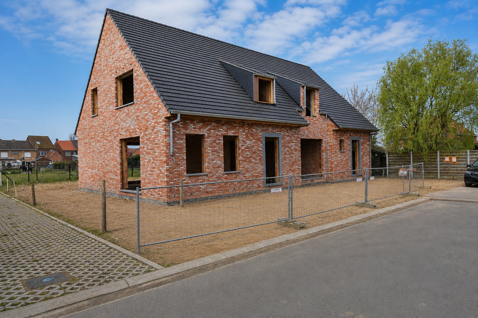 Rustieke 3-slaapkamer nieuwbouwwoning met Zuidelijke oriëntatie nabij centrum Houthulst 