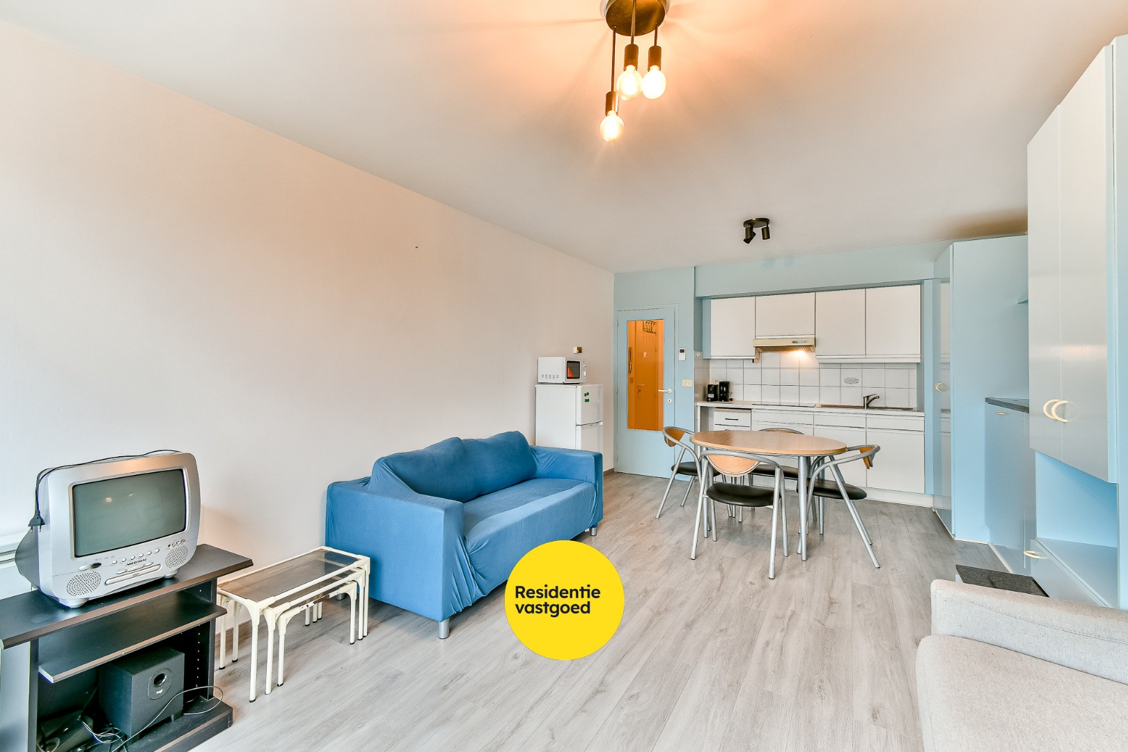 Studio met zongericht balkon in het centrum van Middelkerke 