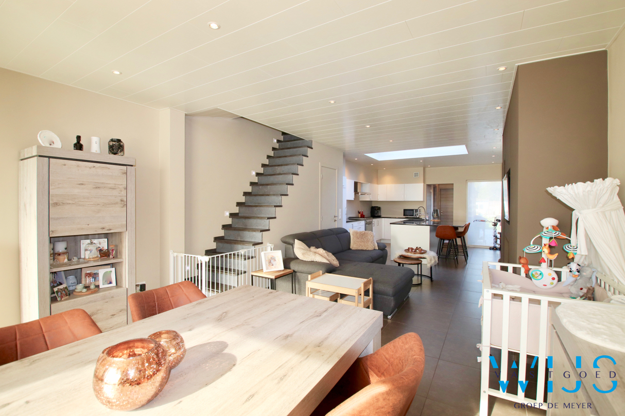 Instapklare HOB met zeer aangename tuin te Evergem ! 