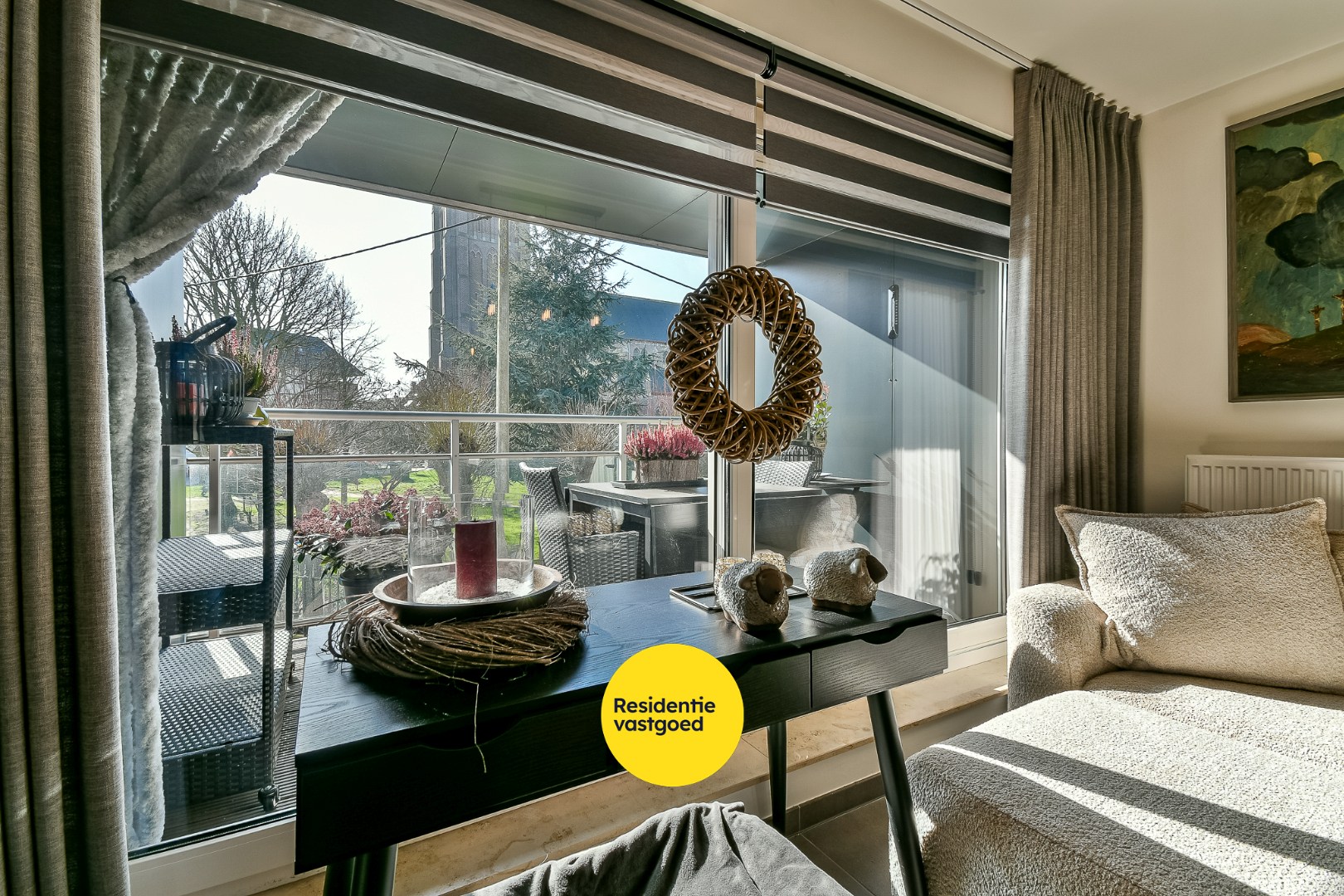 Modern 1-slaapkamerappartement met garage in hartje Oudenburg 