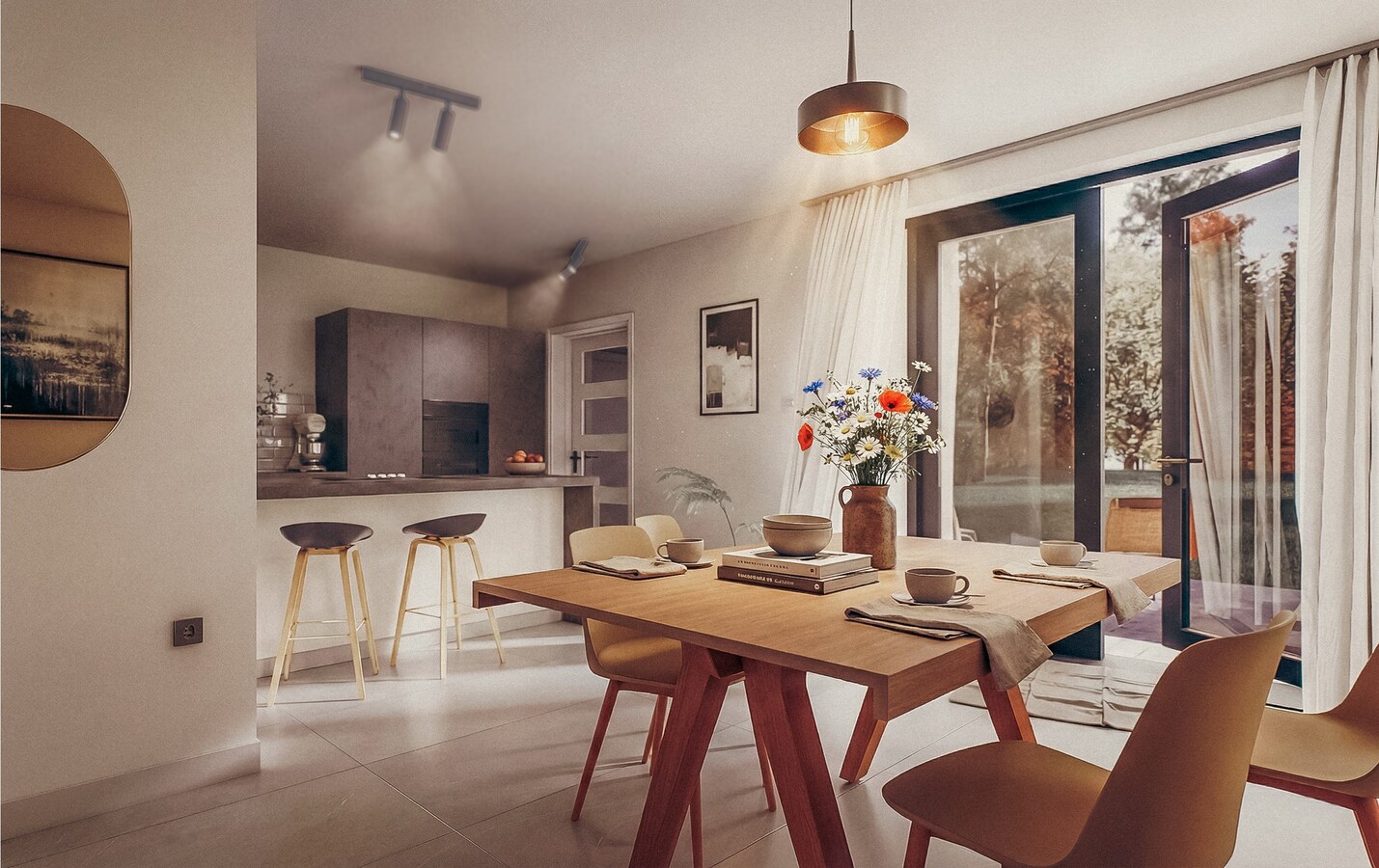 Nieuwbouwwoning gelegen op een perceel van 538 m2. 