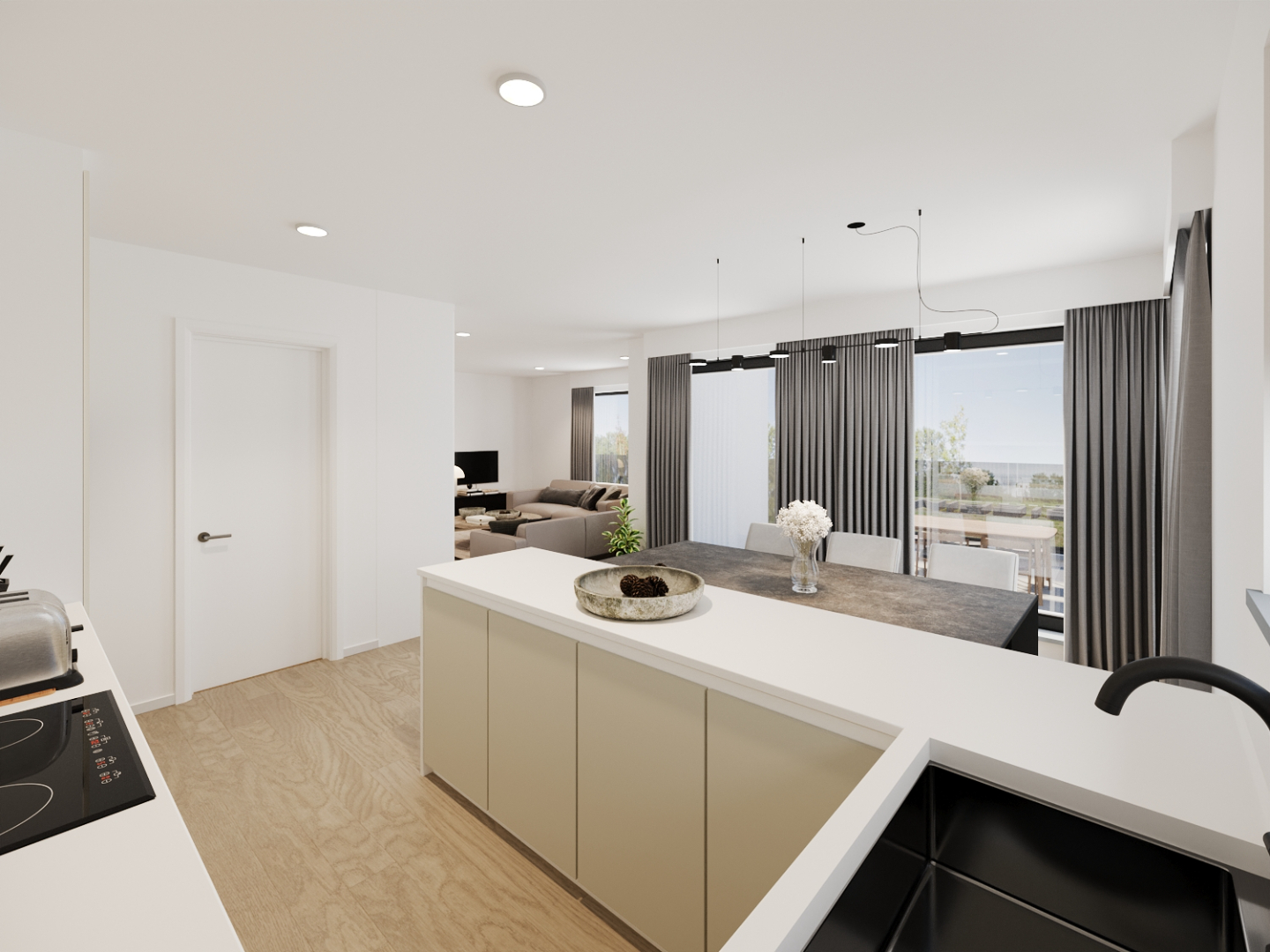 Residentie Hamveld - afgewerkte BEN-appartementen middenin het groen! 