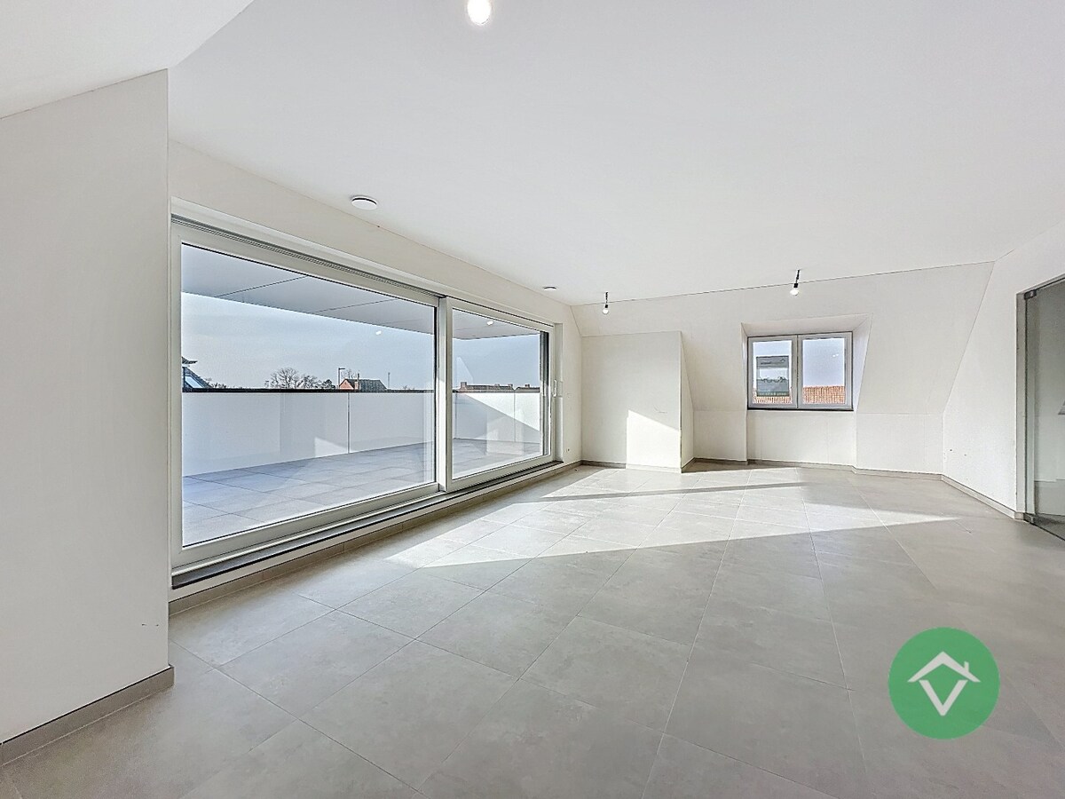 Nieuwbouwappartement met 2 slaapkamers en 1 terras in centrum Koekelare 